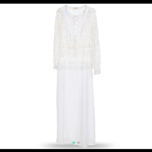 For love & lemons white dress/swim cover